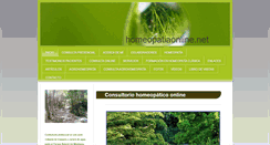 Desktop Screenshot of homeopatiaonline.net